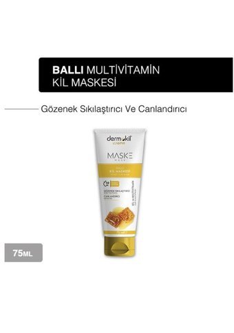 Dermokil Ballı Killi Jel Yüz Maskesi 2x75 ml