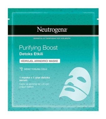 Neutrogena Hidrojel Nemlendiricili Soyulabilir Jel Yüz Maskesi 30 ml