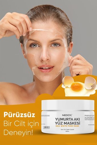 Nedox Nemlendiricili Soyulabilir Krem Yüz Maskesi 100 ml
