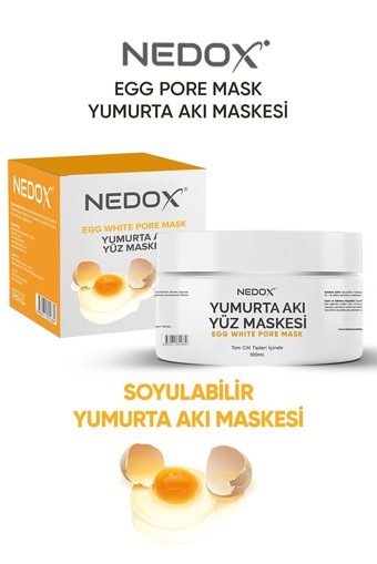 Nedox Nemlendiricili Soyulabilir Krem Yüz Maskesi 100 ml