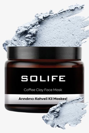 Solıfe Arındırıcı Kahveli Killi Nemlendiricili Krem Yüz Maskesi 100 ml