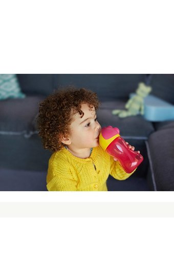Philips Avent Pipetli Akıtmaz Kulpsuz 12+ Ay 300 ml Alıştırma Bardağı Yeşil-Pembe