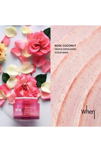 When Rose Coconut Siyah Nokta Karşıtı Jel Maske Yüz Peelingi 30 ml