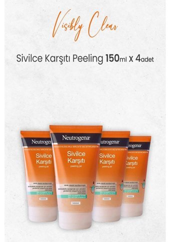 Neutrogene Visibly Clear Leke Giderici Jel Tüp Yüz Peelingi 4x150 ml