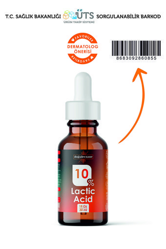 Doğal Eczane Laktik Asit %10 Serum Şişe Yüz Peelingi 30 ml