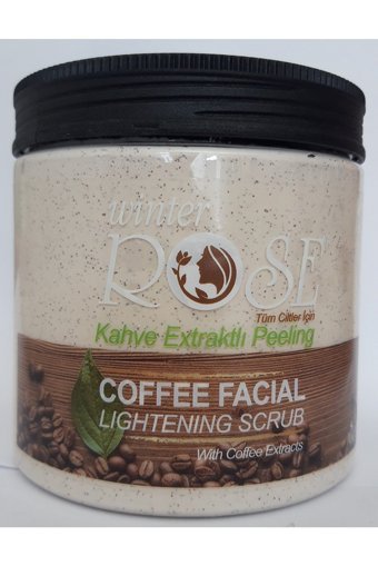 Winter Rose Kahveli Siyah Nokta Karşıtı Leke Giderici Sıkılaştırıcı Krem Kavanoz Yüz Peelingi 500 ml