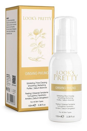 Looks Pretty Ginseng Özlü Leke Giderici Sprey Şişe Yüz Peelingi 100 ml