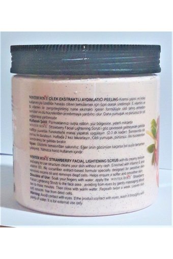 Wınter Rose Çilekli Krem Kavanoz Yüz Peelingi 500 ml