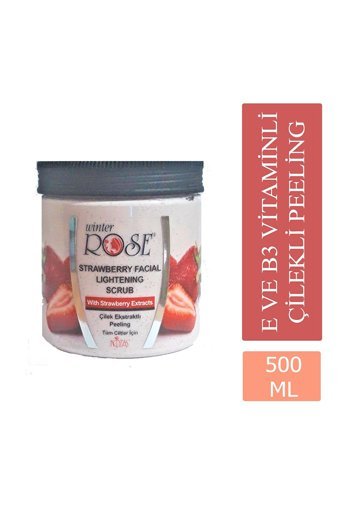 Wınter Rose Çilekli Krem Kavanoz Yüz Peelingi 500 ml