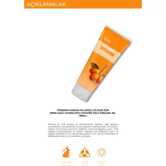 Tenzero Leke Giderici Jel Stick Yüz Peelingi 180 ml