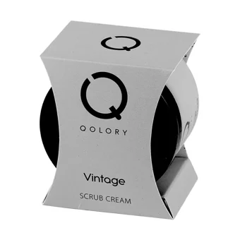 Qolory Vintage Siyah Nokta Karşıtı Krem Kavanoz Yüz Peelingi 150 ml