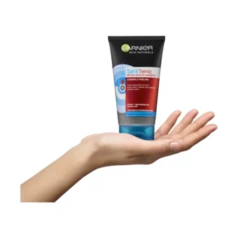 Garnier Saf Temiz Kömürlü Siyah Nokta Karşıtı Jel Tüp Yüz Peelingi 150 ml