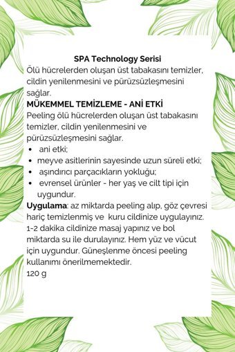 Tiande Süt Krem Tüp Yüz Peelingi 120 ml