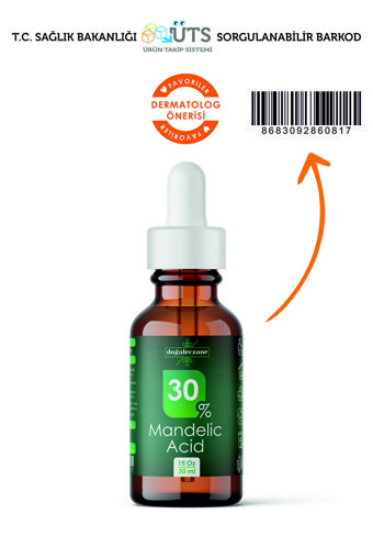 Doğal Eczane Mandelik Asit %30 Serum Şişe Yüz Peelingi 30 ml