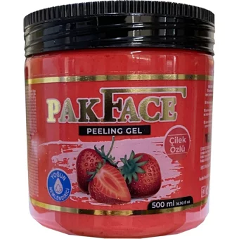 Pakface Çilekli Leke Giderici Sıkılaştırıcı Jel Stick Yüz Peelingi 500 ml