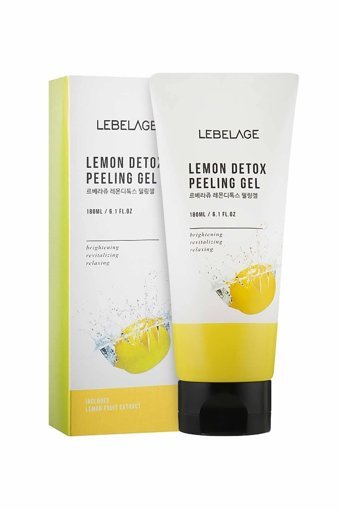 Lebelage Aydınlatıcı Canlandırıcı Detox Etkisi Siyah Nokta Karşıtı Jel Tüp Yüz Peelingi 180 ml