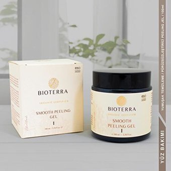Bioterra Organik Smooth Sıkılaştırıcı Jel Kavanoz Yüz Peelingi 100 ml