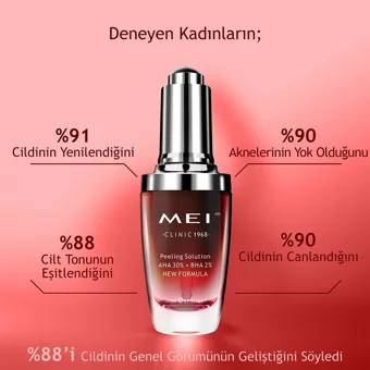 Mei Yenileyici Leke Giderici Sıkılaştırıcı Serum Şişe Yüz Peelingi 30 ml