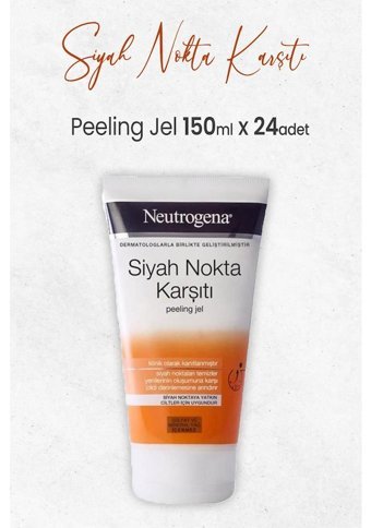 Neutrogene Siyah Nokta Karşıtı Siyah Nokta Karşıtı Jel Maske Yüz Peelingi 24x150 ml
