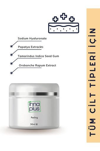 Inna Plus Arındırıcı Krem Kavanoz Yüz Peelingi 50 ml