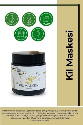 The Touch By Seda Altın Coffee Siyah Nokta Karşıtı Krem Maske Yüz Peelingi