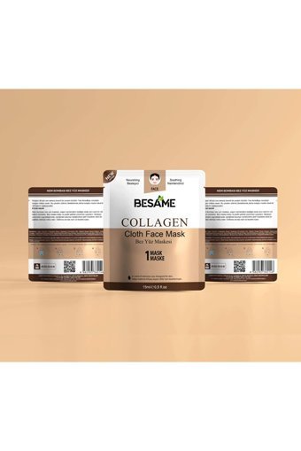 Besame Collagen Aloe Veralı Nemlendiricili Kağıt Yüz Maskesi