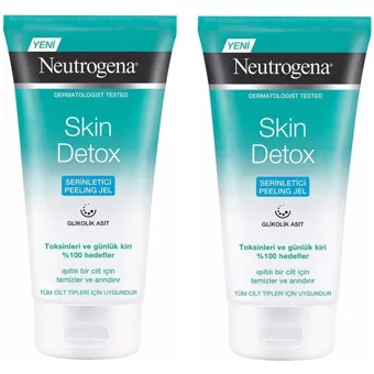Neutrogena Skin Detox Leke Giderici Jel Tüp Yüz Peelingi 2x150 ml