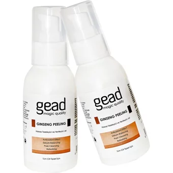 Gead Cosmetic Ginseng Özlü Siyah Nokta Karşıtı Jel Şişe Yüz Peelingi 100 ml