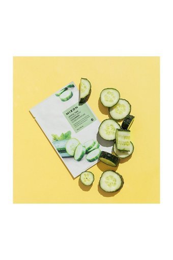 Mizon Joyful Time Essence Mask Cucumber - Salatalık Nemlendiricili Soyulabilir Kağıt Yüz Maskesi