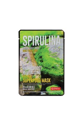 Dermal Spirulana Nemlendiricili Kağıt Yüz Maskesi 25 gr
