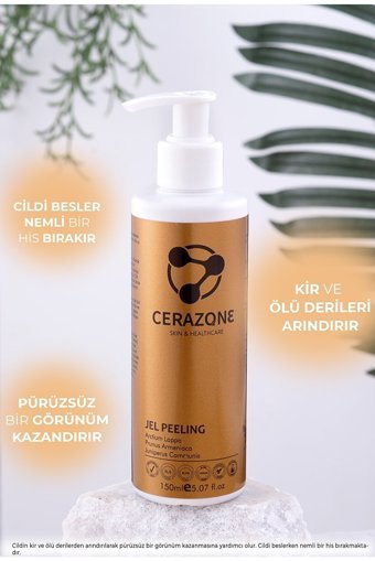 Cerazone Skin & Healthcare Siyah Nokta Karşıtı Jel Şişe Yüz Peelingi 150 ml
