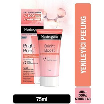 Neutrogena Bright Boost Leke Giderici Sıkılaştırıcı Jel Tüp Yüz Peelingi 75 ml
