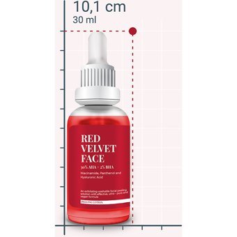 She Vec Red Velvet Siyah Nokta Karşıtı Sıkılaştırıcı Serum Şişe Yüz Peelingi 30 ml
