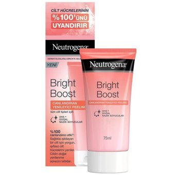 Neutrogene Bright Boost Siyah Nokta Karşıtı Leke Giderici Sıkılaştırıcı Krem Tüp Yüz Peelingi 75 ml