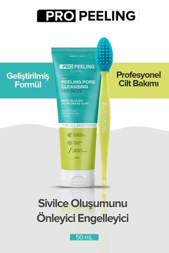 Propeeling By Bubbly Gözenek Temizleyici Siyah Nokta Karşıtı Leke Giderici Krem Stick Yüz Peelingi 50 ml