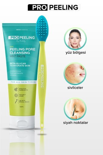 Propeeling By Bubbly Gözenek Temizleyici Siyah Nokta Karşıtı Leke Giderici Krem Stick Yüz Peelingi 50 ml