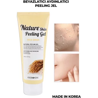 Foodaholic Pirinç Kepekli Siyah Nokta Karşıtı Jel Tüp Yüz Peelingi 150 ml