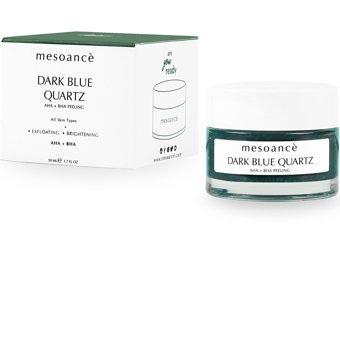 Mesoance Dark Blue Quartz Siyah Nokta Karşıtı Leke Giderici Sıkılaştırıcı Jel Maske Yüz Peelingi 50 ml