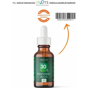 Doğal Eczane Mandelik Asit %30 Krem Şişe Yüz Peelingi 30 ml