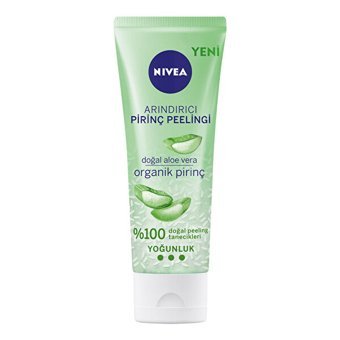 Nivea Pirinç Siyah Nokta Karşıtı Leke Giderici Sıkılaştırıcı Jel Maske Yüz Peelingi 75 ml