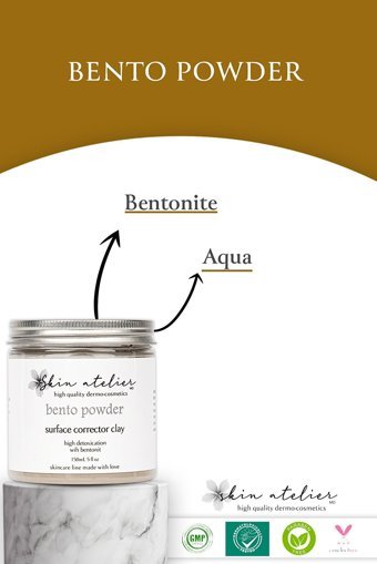 Skin Atelier Bento Powder Killi Toz Yüz Maskesi 150 ml