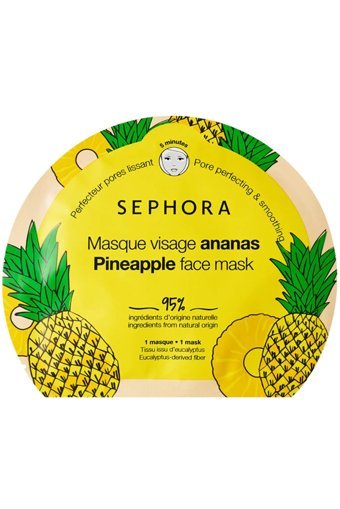 Sephora Masque Visage Ananas Pineapple Face Mask Nemlendiricili Kağıt Yüz Maskesi