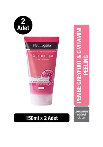 Neutrogene Canlandırıcı Leke Giderici Sıkılaştırıcı Jel Tüp Yüz Peelingi 2x150 ml