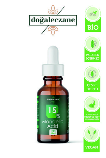 Doğal Eczane Mandelik Asit %25 Serum Şişe Yüz Peelingi 30 ml