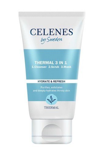 Celenes By Sweden Thermal 3 in 1 Krem Maske Yüz Peelingi 150 ml