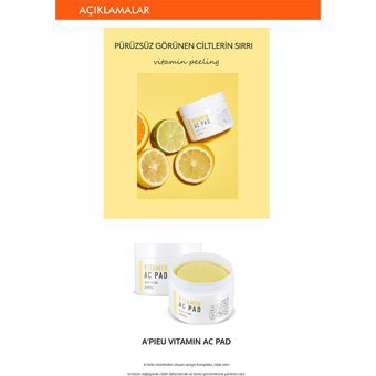 Mıssha Ac Pad Leke Giderici Sıkılaştırıcı Serum Ped Yüz Peelingi 80 ml