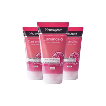 Neutrogena Canlandırıcı Leke Giderici Sıkılaştırıcı Jel Tüp Yüz Peelingi 3x150 ml