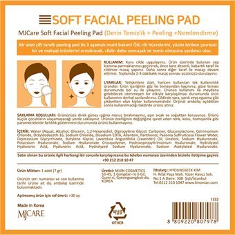 Mjcare Siyah Nokta Karşıtı Leke Giderici Sıkılaştırıcı Serum Ped Yüz Peelingi 7 ml