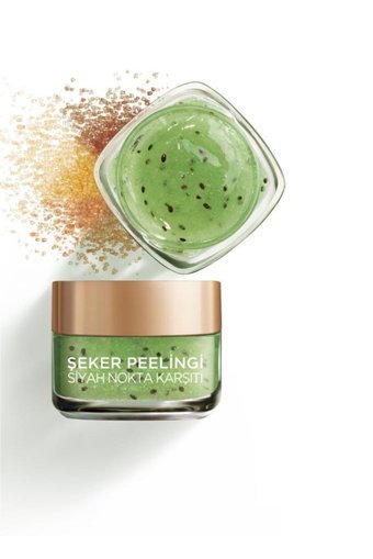 L'Oreal Paris Siyah Nokta Karşıtı Siyah Nokta Karşıtı Krem Kavanoz Yüz Peelingi 50 ml