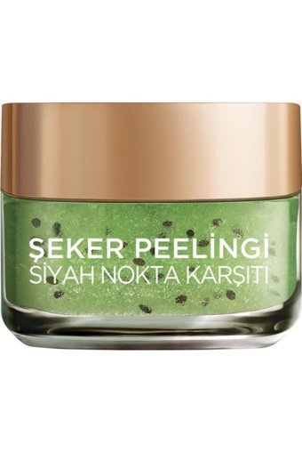 L'Oreal Paris Siyah Nokta Karşıtı Siyah Nokta Karşıtı Krem Kavanoz Yüz Peelingi 50 ml